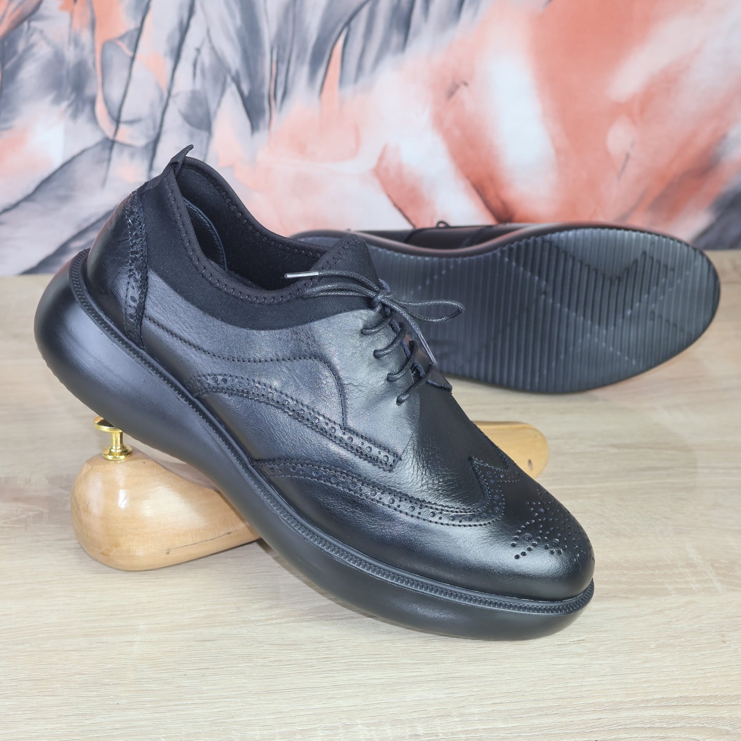 Chaussure Derby Brogue Homme Ă semelle confort