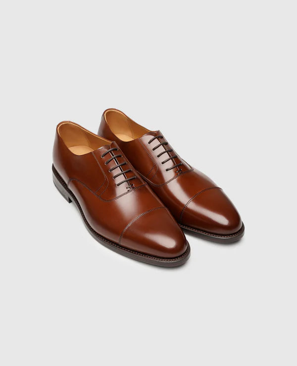 Chaussure Oxford Maron Foncé