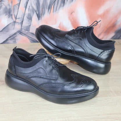 Chaussure Derby Brogue Homme à semelle confort