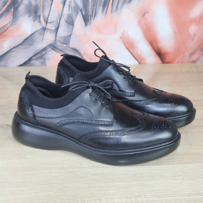 Chaussure Derby Brogue Homme à semelle confort